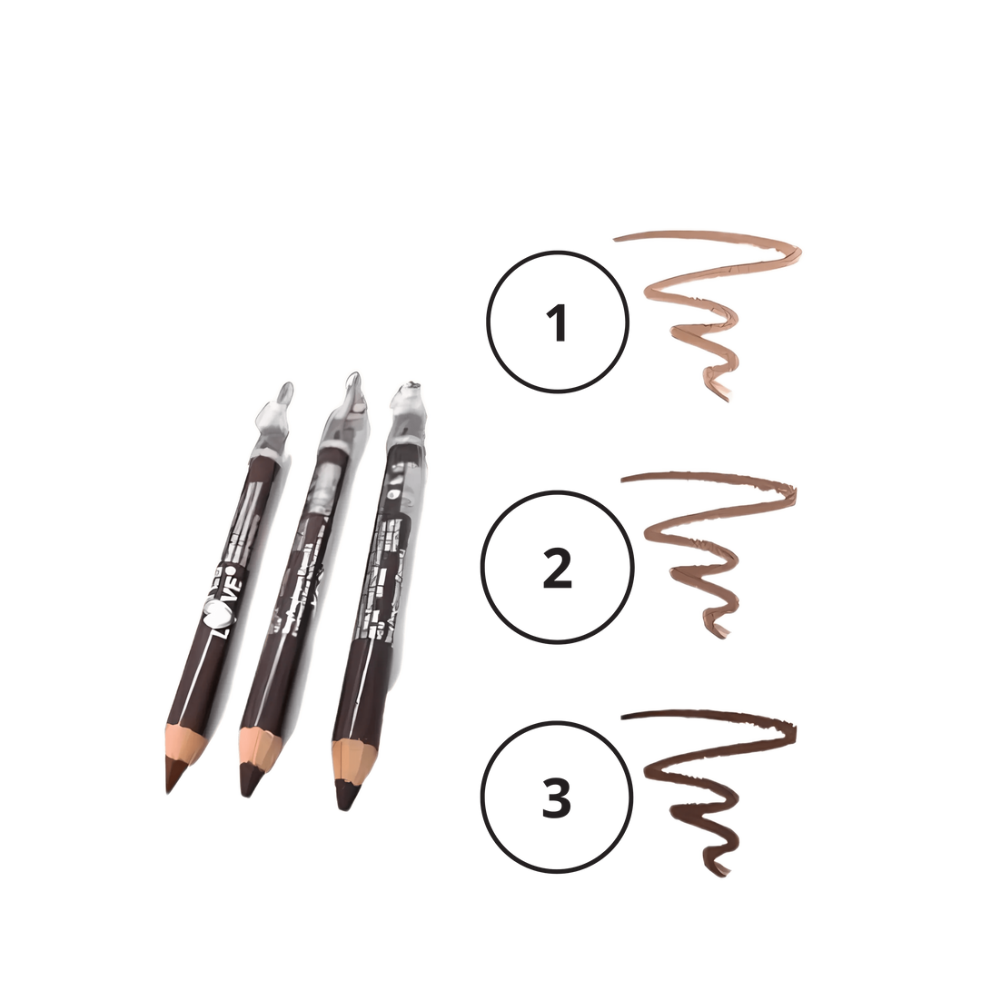 Crayon sourcils + Taille Crayon 3 En 1 Yes Love