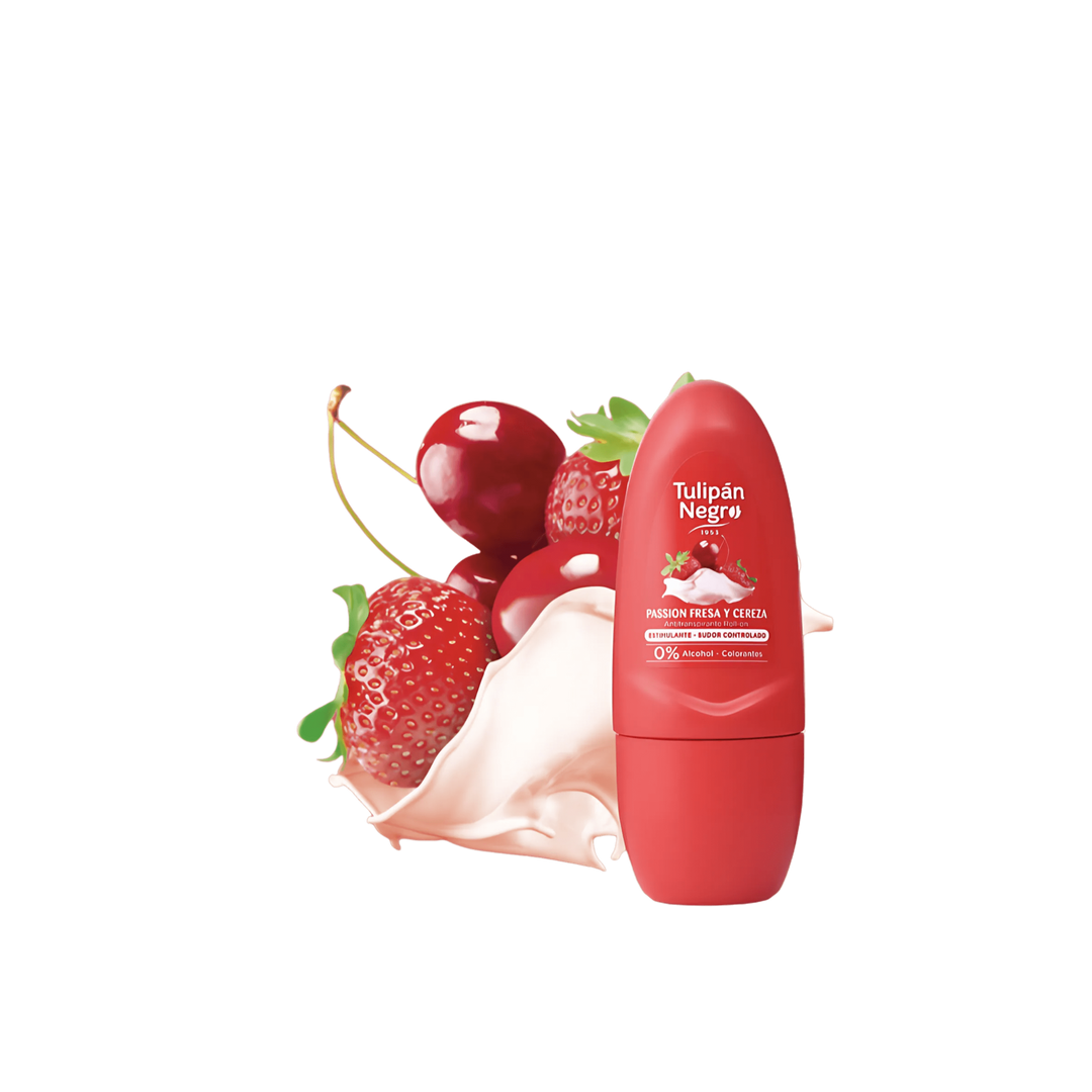 Déodorant Roll On Tulipan Negro Fraise Cerise