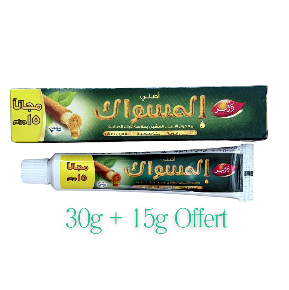 Dentifrice Miswak 30g + 15g offert