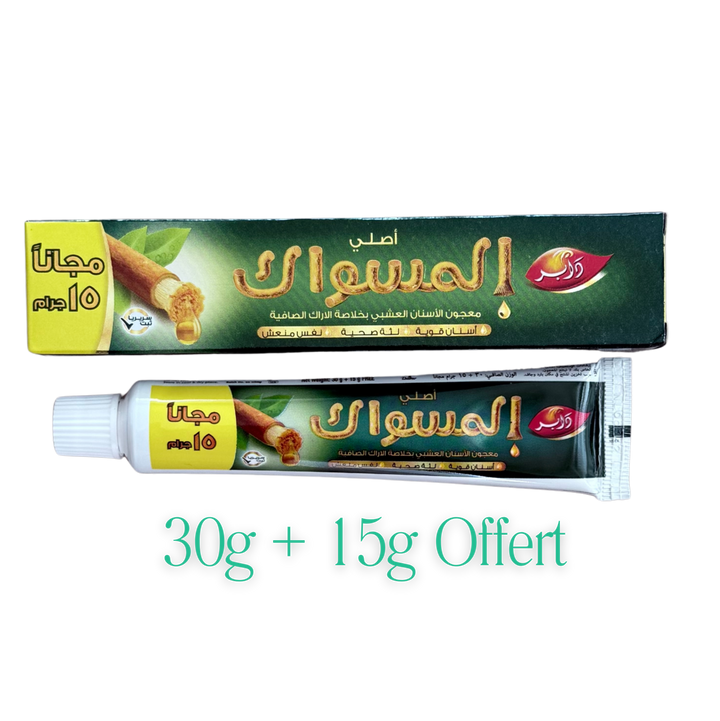 Dentifrice Miswak 30g + 15g offert