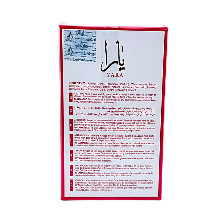 Eau de parfum Yara Candy Lattafa original 