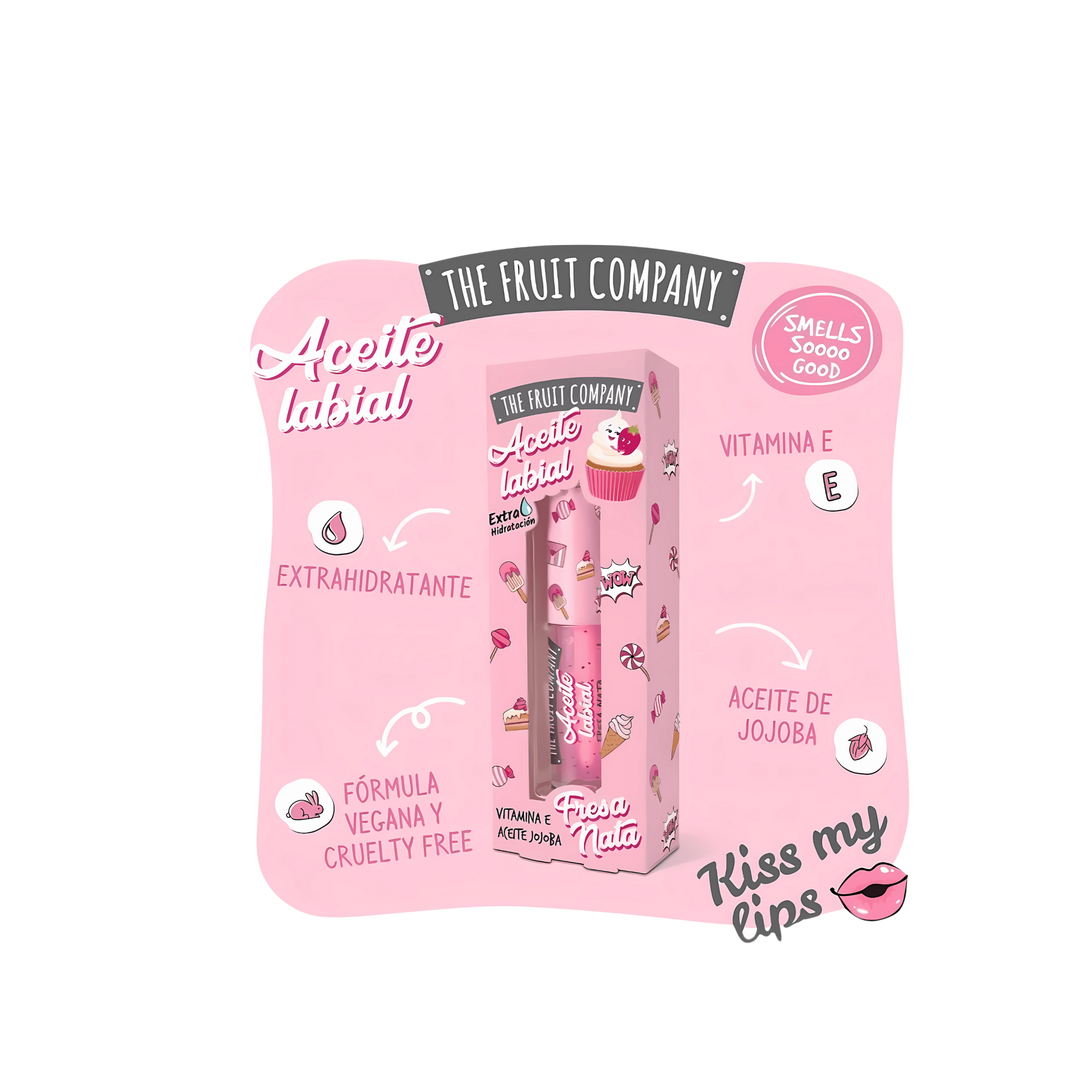 Huile Lèvres Fraise The Fruit Compagny