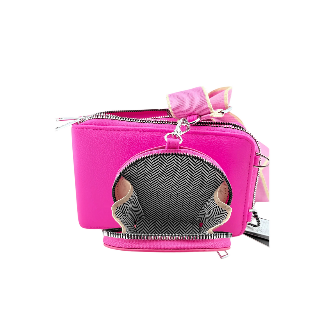 Sacoche Petit modele Rose Fuchsia  Le paradis du Parfum