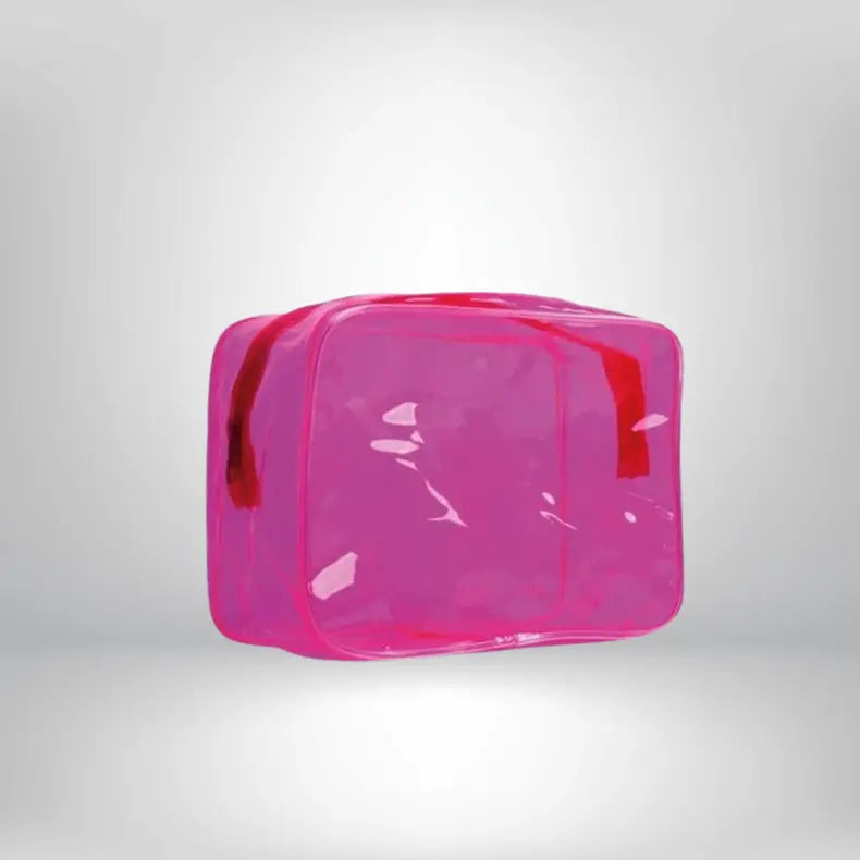 Trousse De Toilette Transparente Neon 3 couleurs IDC INSTITUTE
