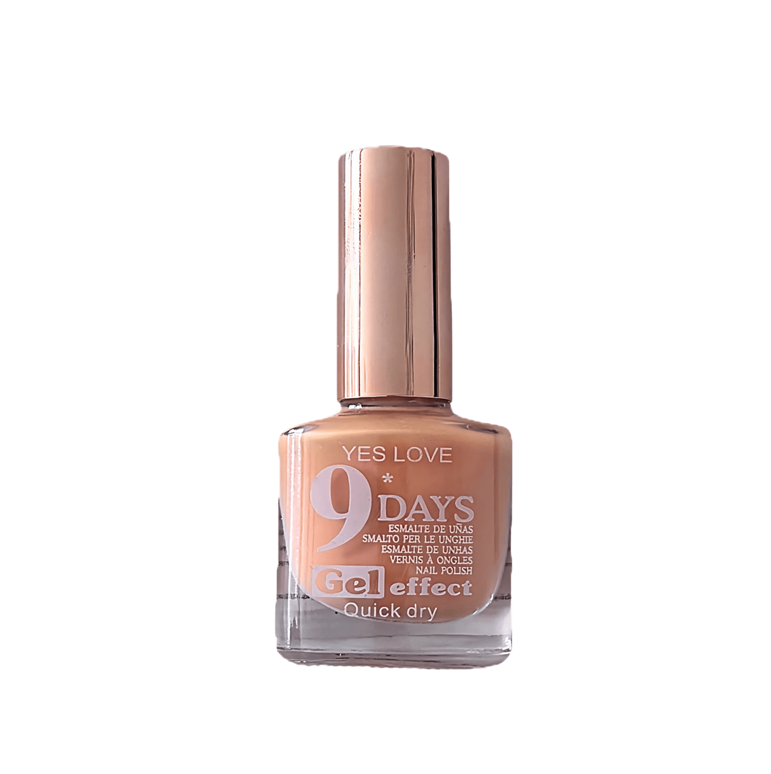 Vernis à ongles effet gel durée 9 Jours abricot