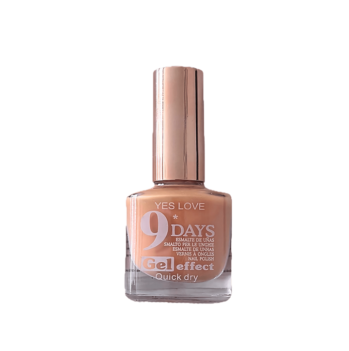 Vernis à ongles effet gel durée 9 Jours abricot